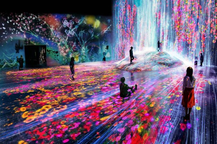 TeamLab Borderless bus